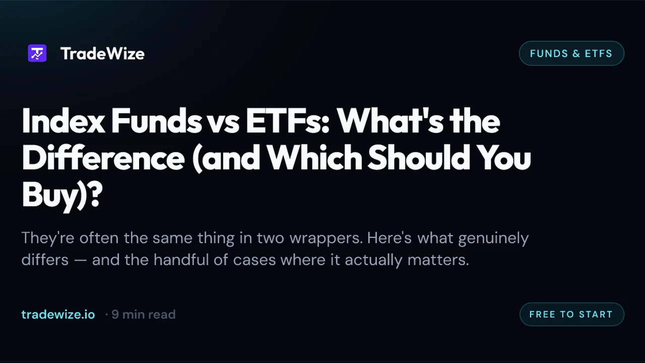 صناديق المؤشرات مقابل صناديق المؤشرات المتداولة (ETFs): ما الفرق وأيهما تشتري؟